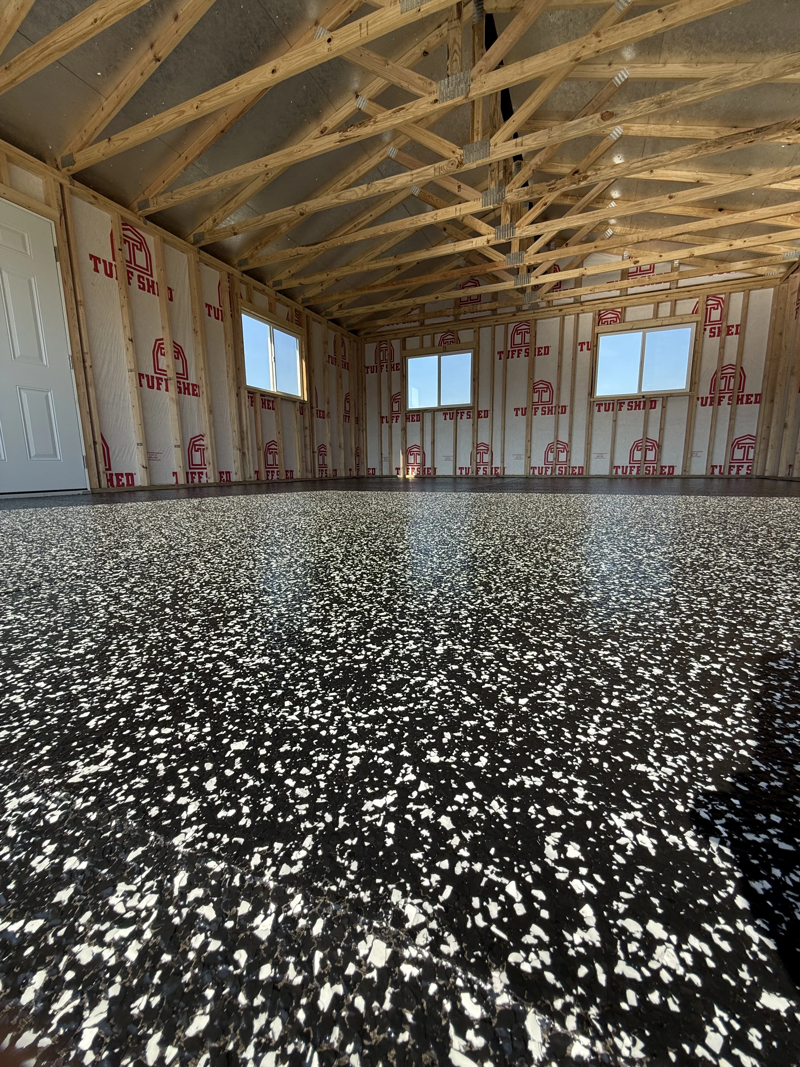 Professional epoxy floor installation